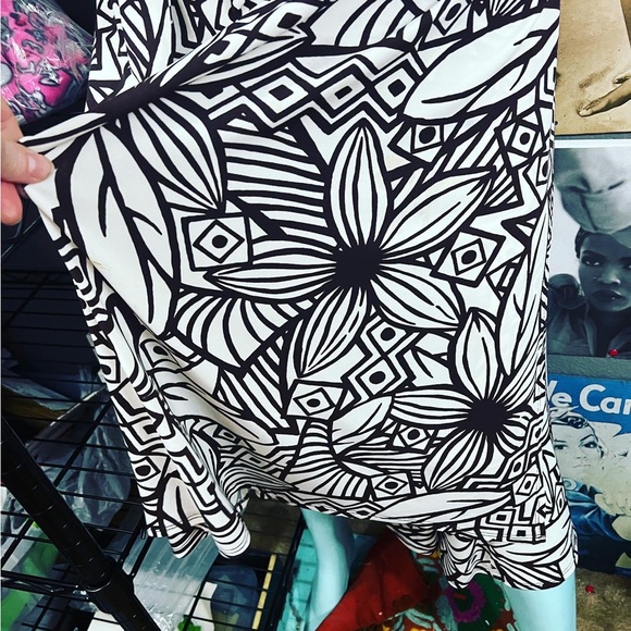 🔥 BISOU BISOU VINTAGE 1990’s PLUS SIZED TRUE WRAP BROWN FLORAL DRESS 18 - Picture 5 of 10